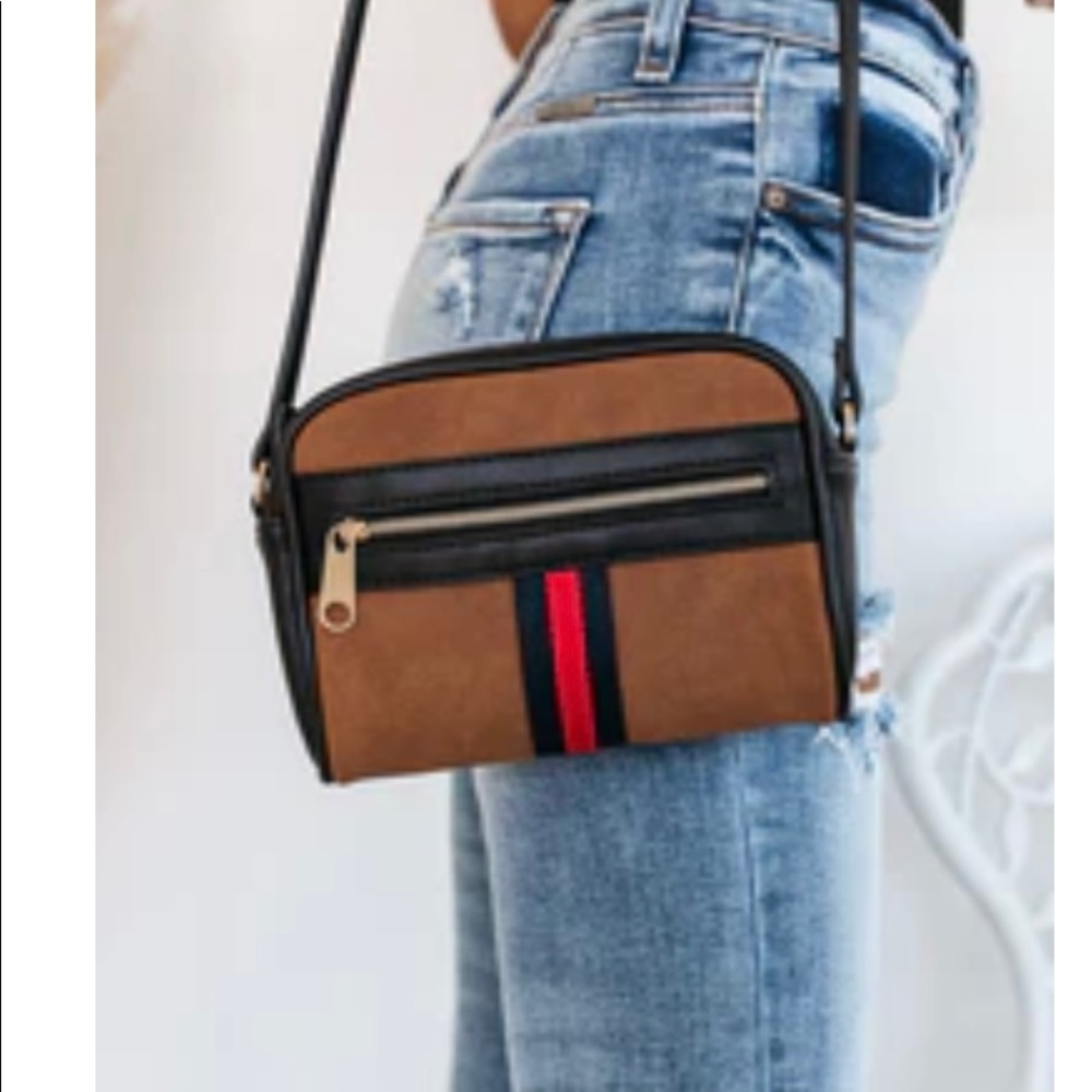 Miss Punctuality crossbody bag TAN